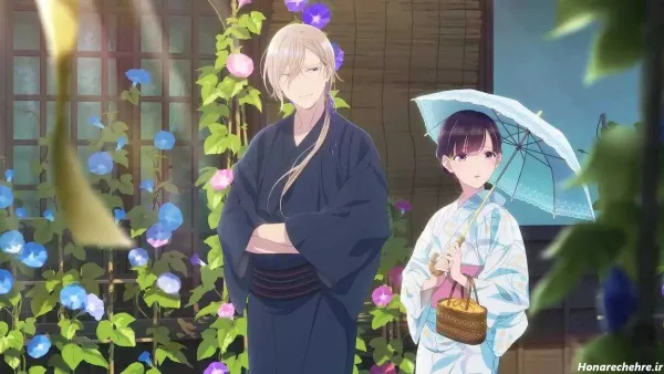  عکس انیمه دخترانه مدرسه ای عاشقانه