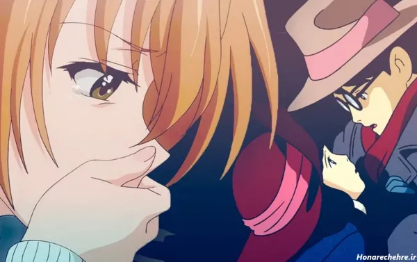 عکس انیمه دخترانه مدرسه ای عاشقانه