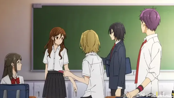  عکس انیمه دخترانه مدرسه ای عاشقانه
