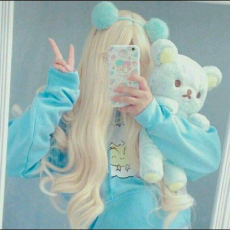 عکس کیوت بنفش برای پروفایل