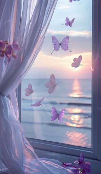  عکس کیوت بنفش برای پروفایل