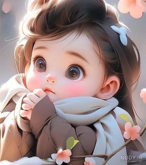  عکس انیمه کیوت صورتی