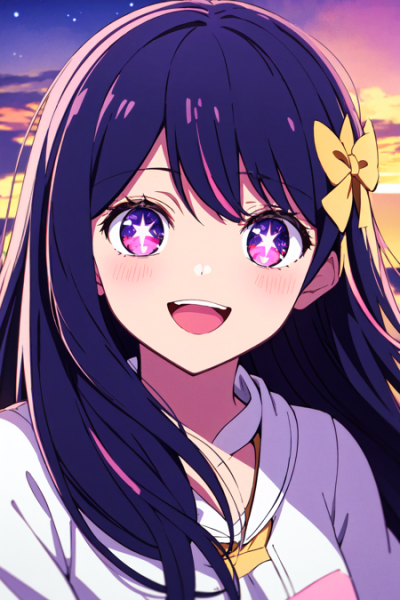  عکس انیمه کیوت صورتی