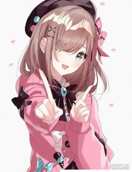  عکس انیمه صورتی با کیفیت