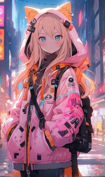  عکس انیمه صورتی با کیفیت