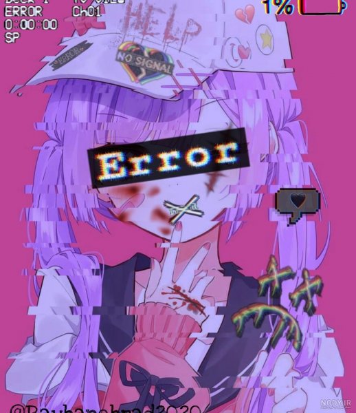  عکس انیمه صورتی با کیفیت