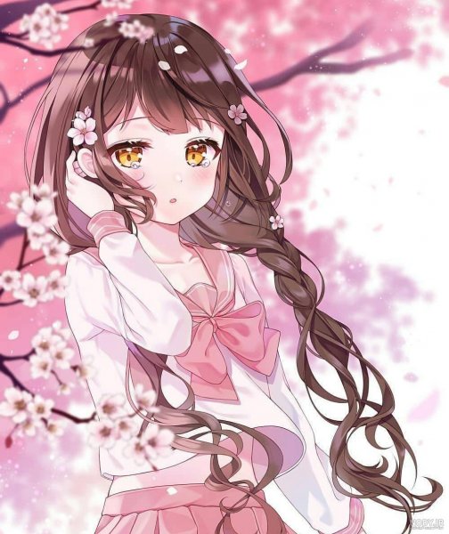  عکس انیمه صورتی با کیفیت