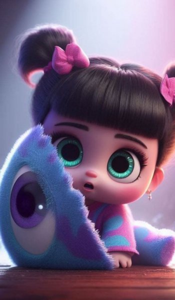  عکس دختر کارتونی خیلی زیبا