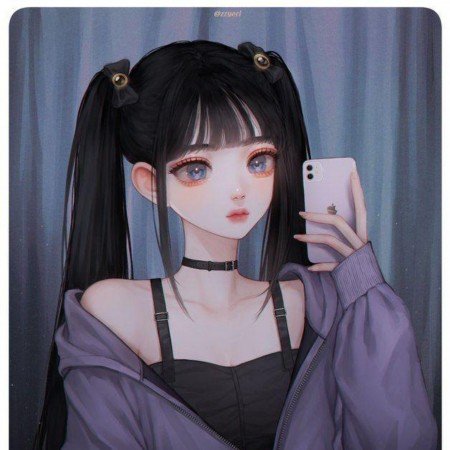  عکس دختر کره ای با گوشی