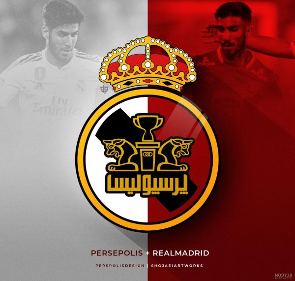  عکس لوگوی پرسپولیس با ستاره