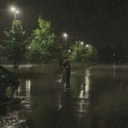  عکس جنگل شمال در شب