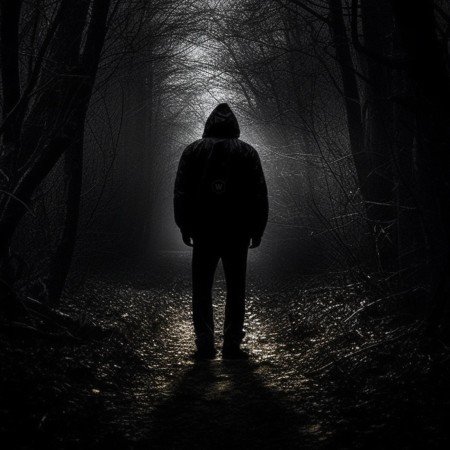  عکس جنگل شمال در شب