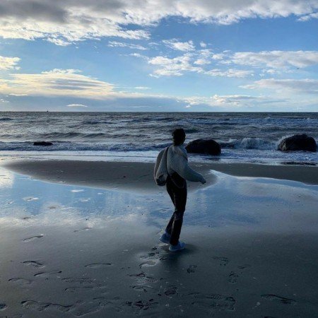  عکس دریا شمال در شب