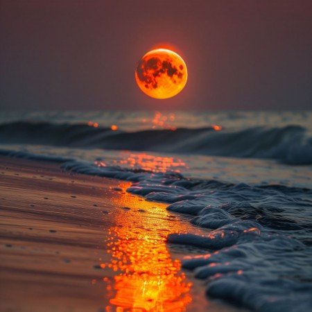  عکس دریا شمال در شب