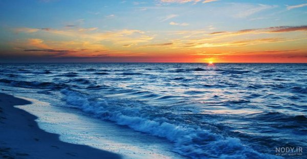  عکس دریا شمال در زمستان