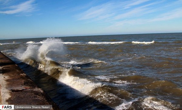  عکس دریا شمال در زمستان
