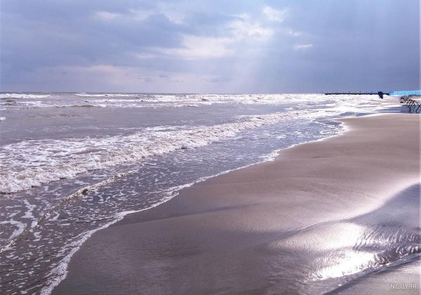  عکس دریا شمال در زمستان