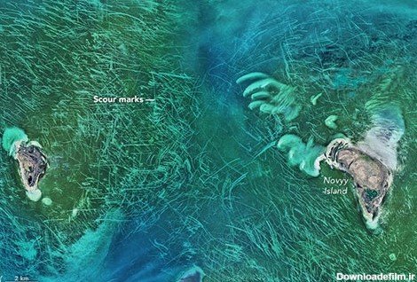  عکس عمق دریای خزر