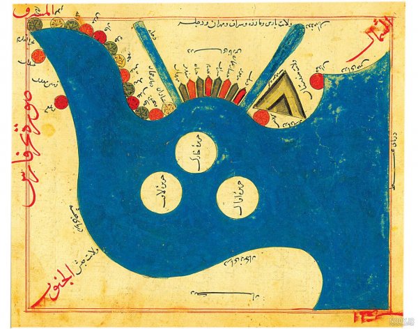  عکس دریای خلیج فارس در نقشه