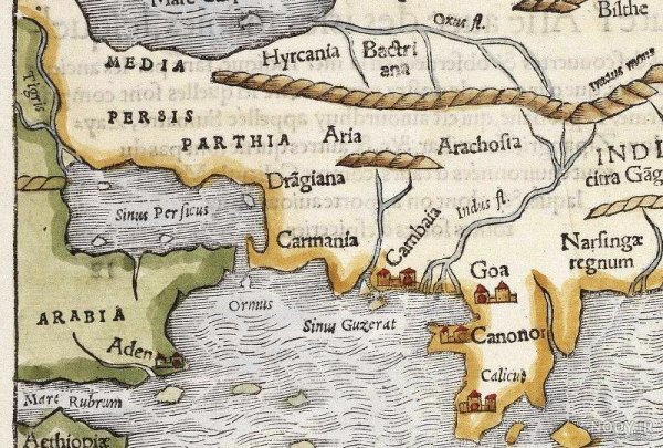  عکس دریای خلیج فارس در نقشه