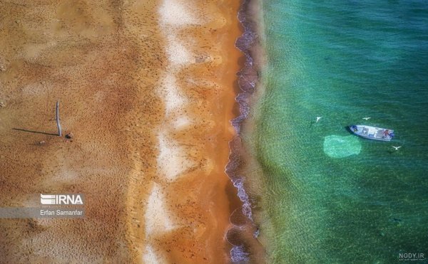  عکس دریای خلیج فارس از بالا