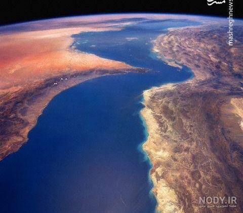  عکس دریای خلیج فارس از بالا