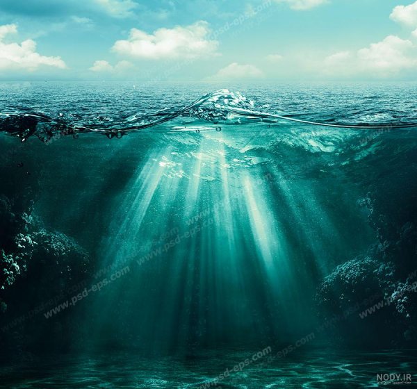  عکس داخل دریا واقعی