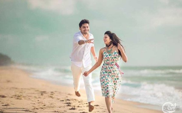  عکس دونفره کنار دریا عاشقانه