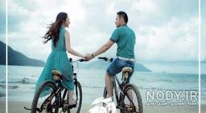  عکس دونفره کنار دریا عاشقانه