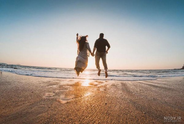  عکس دونفره کنار دریا ایرانی