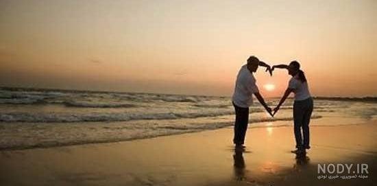  عکس دونفره کنار دریا ایرانی