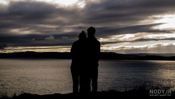 عکس دونفره لب ساحل