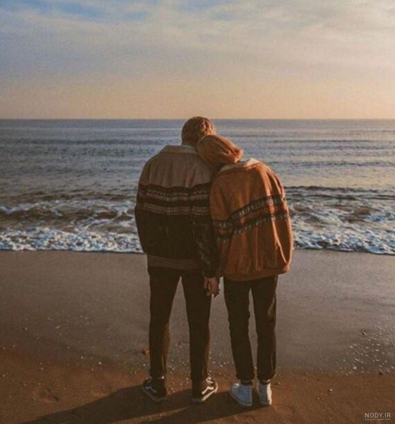  عکس دونفره لب ساحل