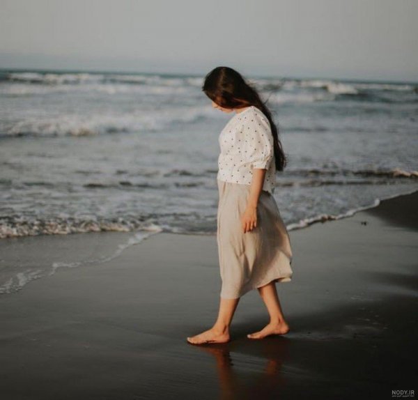  25 عکس دختر کنار ساحل برای پروفایل اینستاگرام