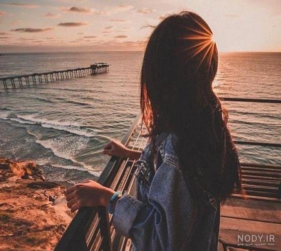  25 عکس دختر کنار ساحل برای پروفایل اینستاگرام