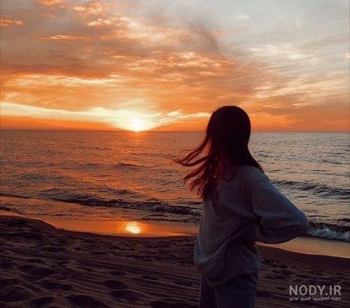  25 عکس دختر کنار ساحل برای پروفایل اینستاگرام