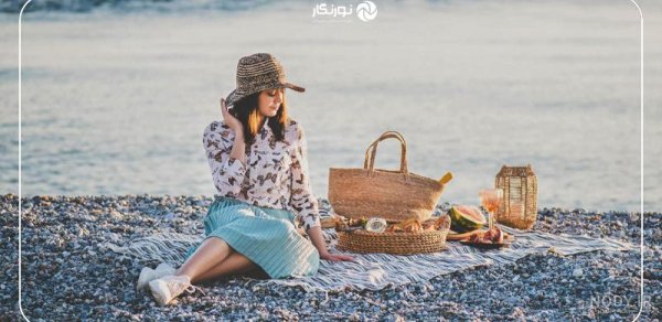  عکس دختر کنار دریا طبیعی