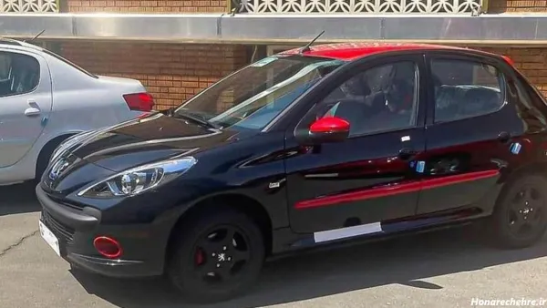  عکس ماشین ۲۰۷ مشکی اسپرت