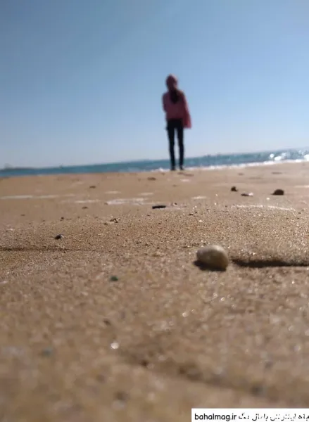  عکس زن کنار ساحل