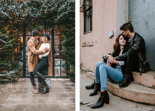  ژست عکس کنار دریا دونفره