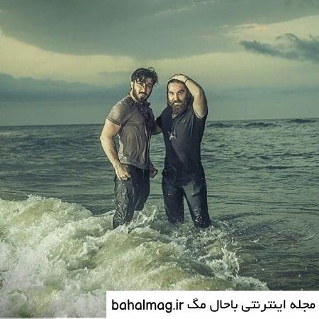 ژست عکس کنار دریا پسرانه