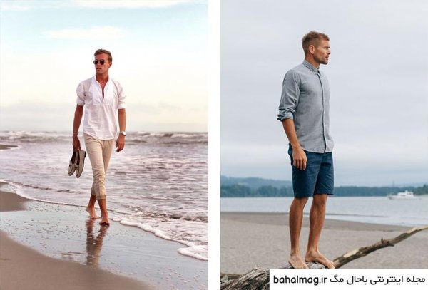  ژست عکس کنار دریا پسرانه