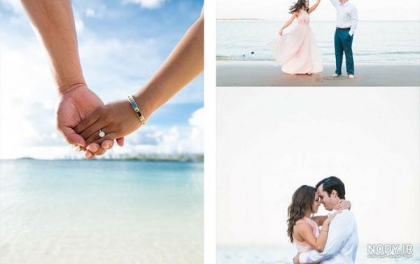  ژست عکس لب دریا اینستاگرام