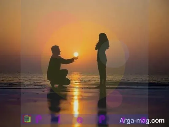  ژست عکس لب دریا اینستاگرام