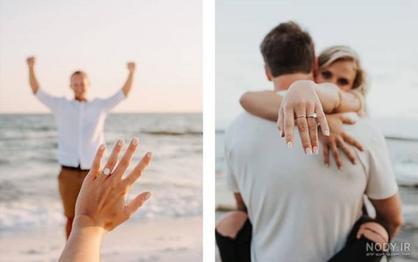  ژست عکس لب دریا اینستاگرام