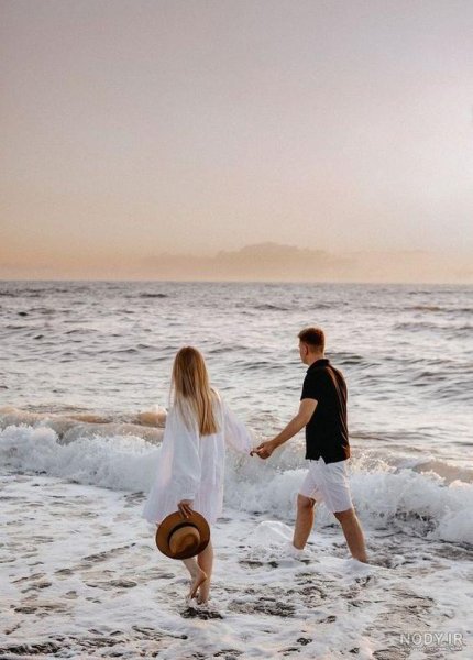  ژست عکس لب دریا اینستاگرام