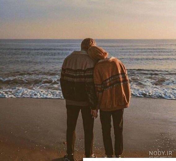  ژست عکس لب دریا اینستاگرام