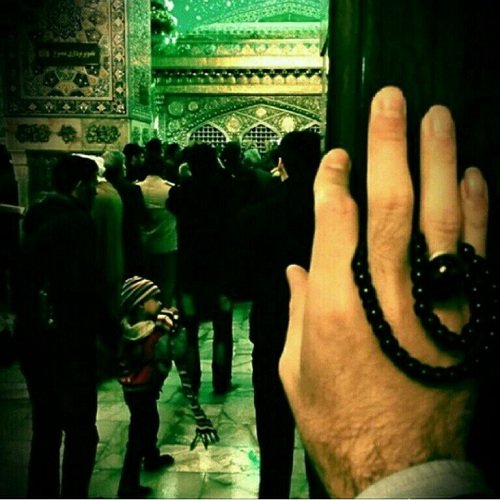  170 پروفایل عکس حرم امام رضا با نوشته زیبا