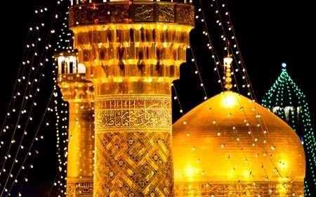 170 پروفایل عکس حرم امام رضا با نوشته زیبا