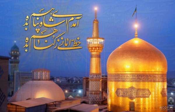  عکس حرم امام رضا با کبوتر